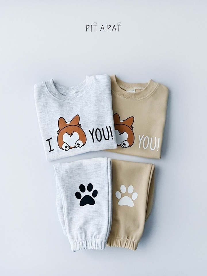 Corgi Love You Top Bottom Set