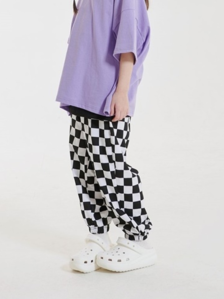 Check Jogger Pants