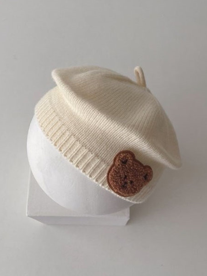 Bear Knit Beret