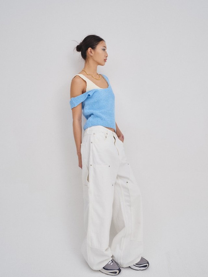 972 Capender White Deim Pants