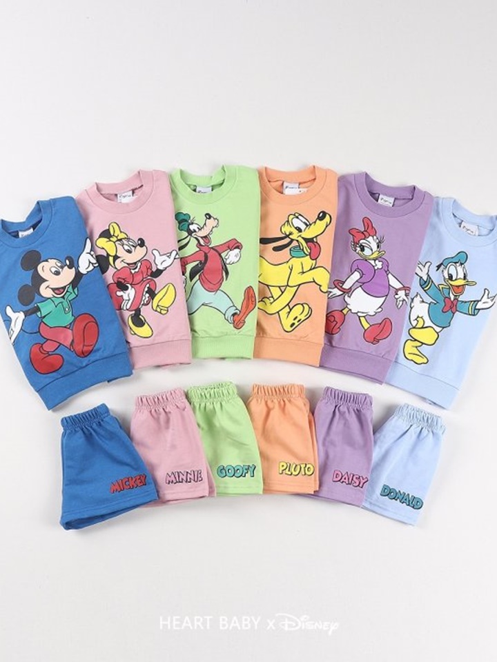 M Friends Shorts Top Bottom Set
