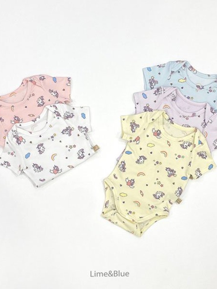 Unicorn Short Sleeve Body Suit