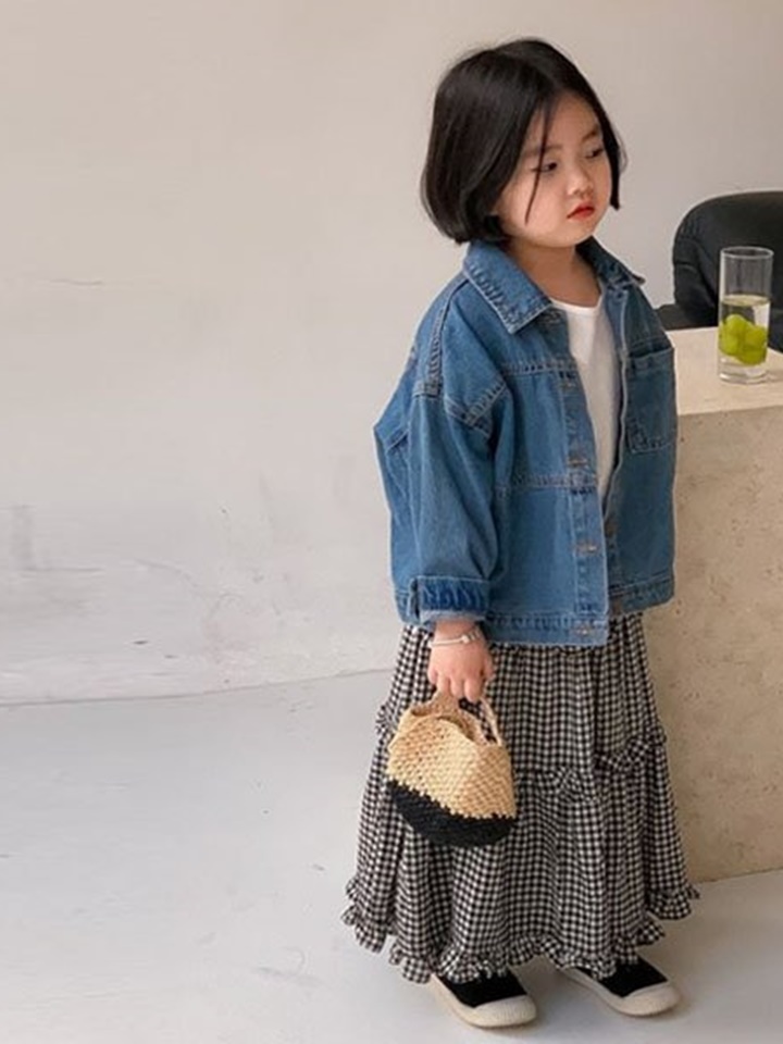 Maron Denim Jacket
