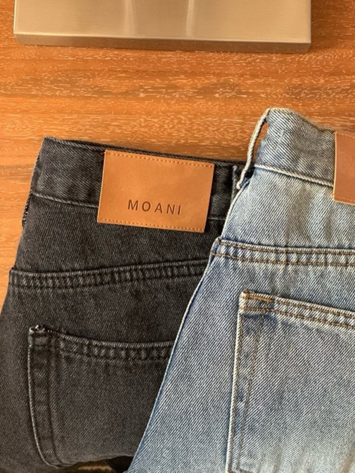 Semi Pleared Denim Pants 
