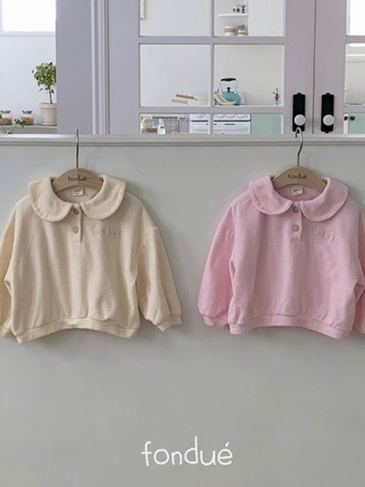 Fondue Embroidery Collar Tee
