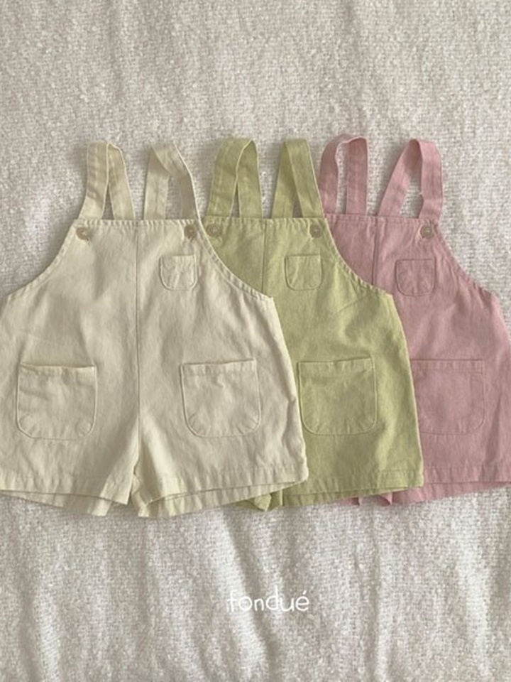 Milky Dungarees Pants
