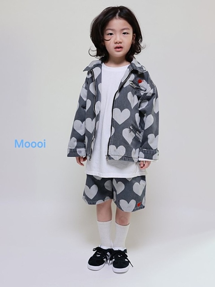 Heart Denim jacket