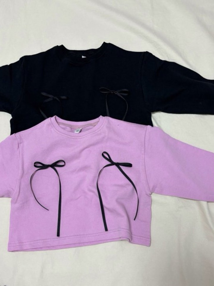 Ribbon Tight Tee With Adult