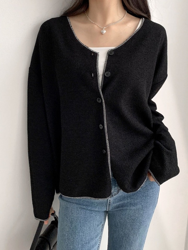 Stitch Color Cardigan