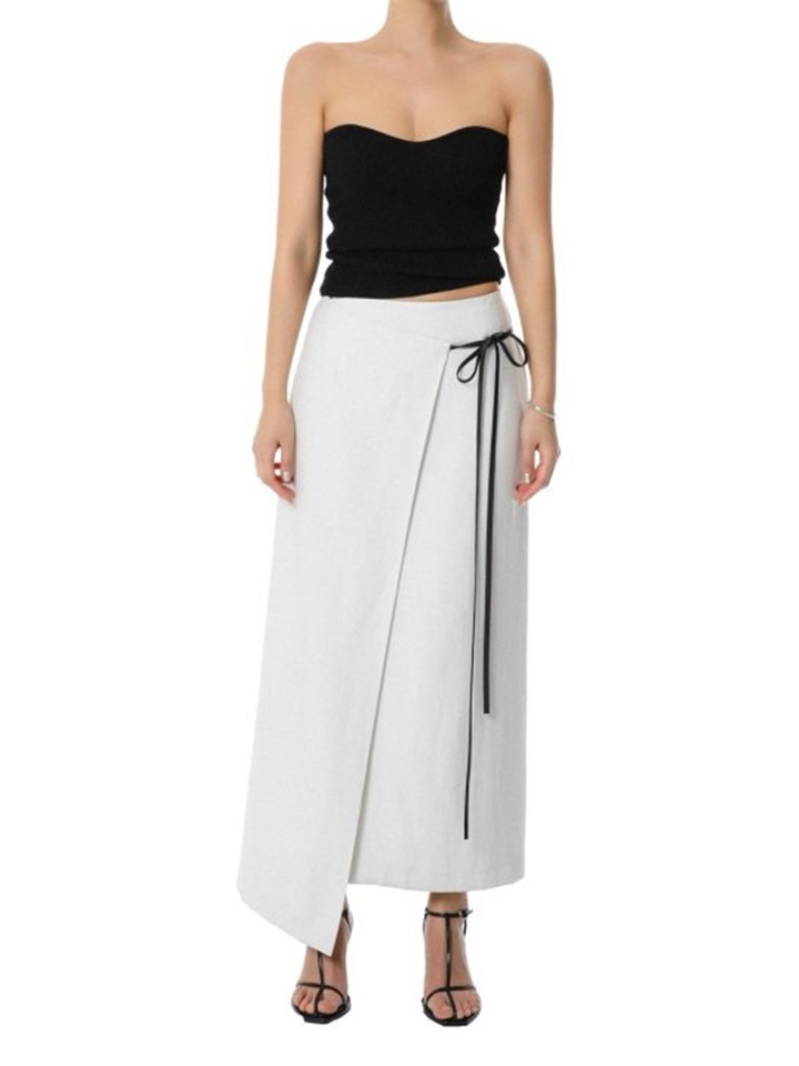 Volume Bust Tube Knit Top