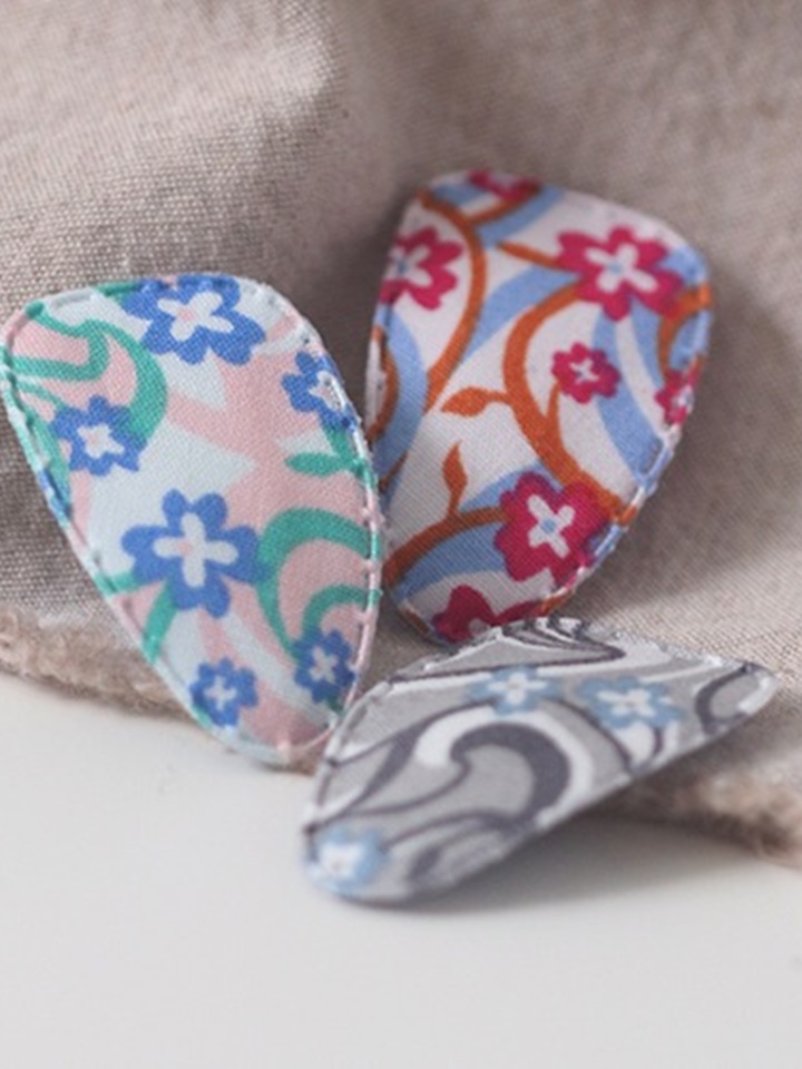 Wave Flower Ticking Pin Set
