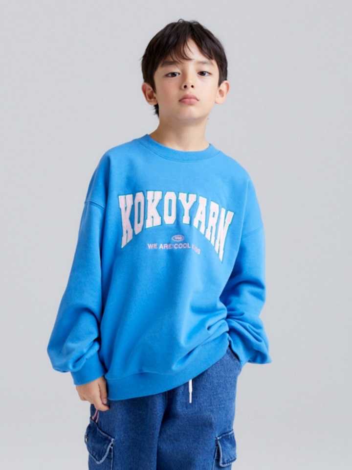 Logo Applique Embroidery Sweat