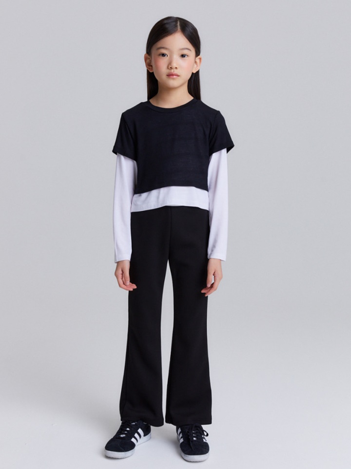 Special Logo Banding Boots Cut Pants