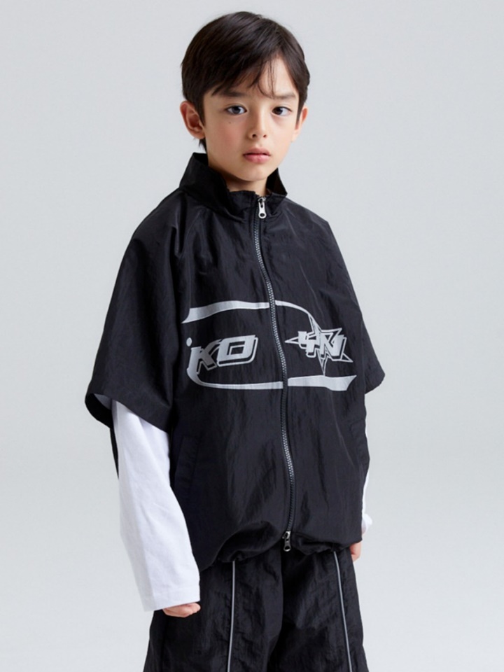 Loco Piping Short Sleeve Zip Up