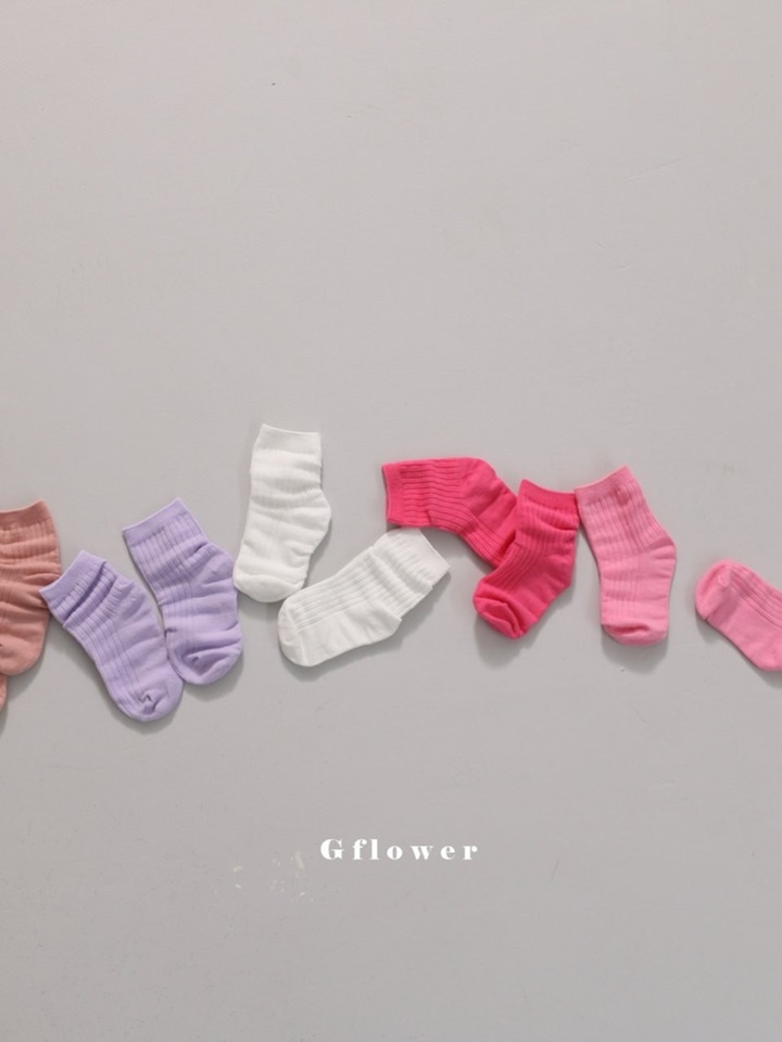 Girl Rib Socks Set