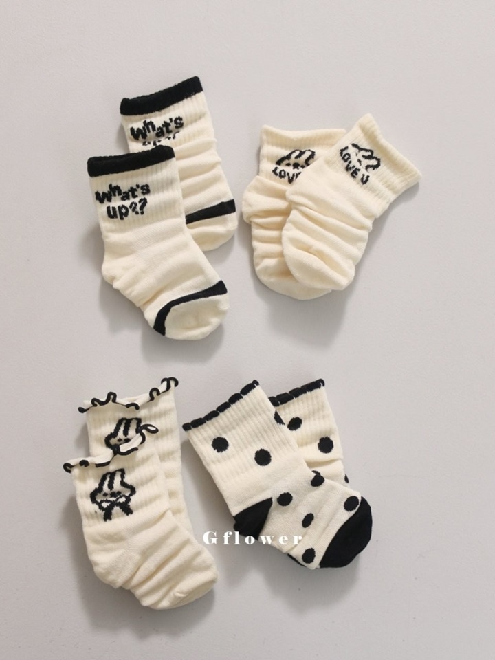 Black Rabbit Socks Set