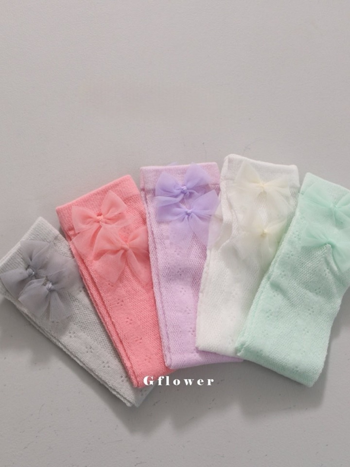 Ribbon Knee Socks