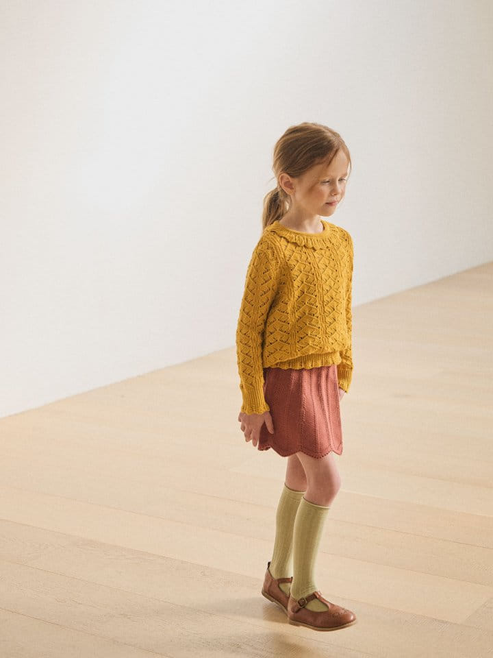 A-Market - Korean Children Fashion - #kidzfashiontrend - Punching Collar Knit - 4