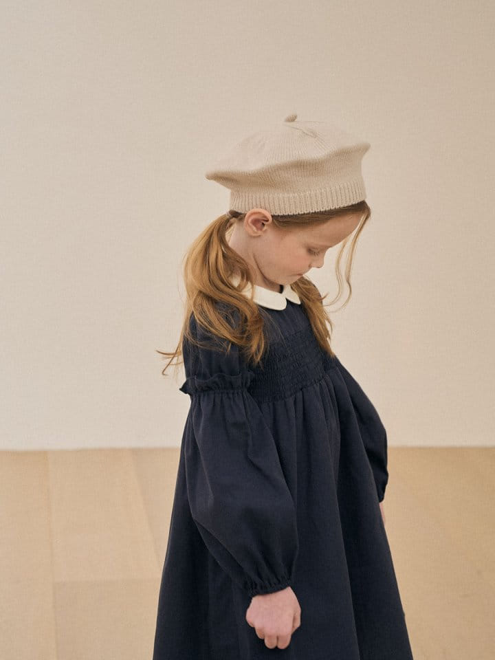 A-Market - Korean Children Fashion - #childofig - Hepburn Smoke One-Piece - 9