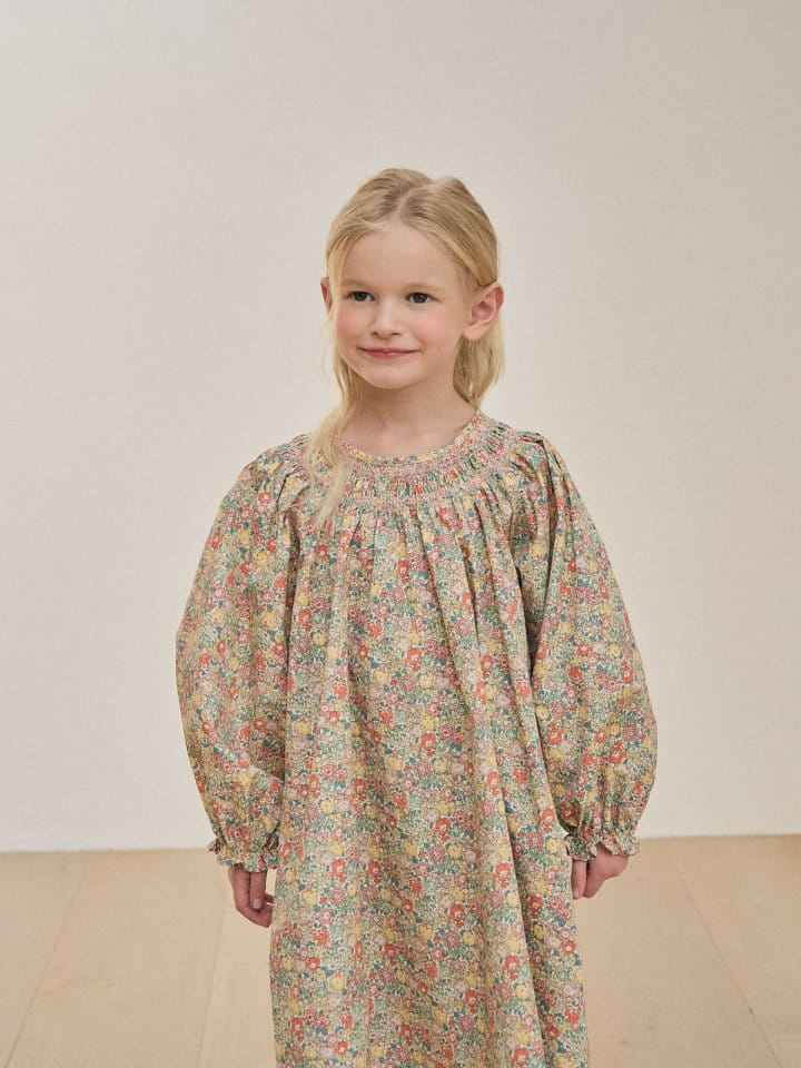 A-Market - Korean Children Fashion - #childofig - London Flower One-Piece - 6