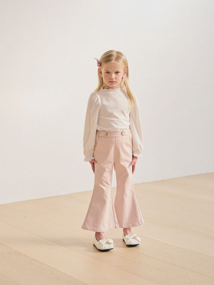 A-Market - Korean Children Fashion - #childofig - Button Span Boots Cut  - 7