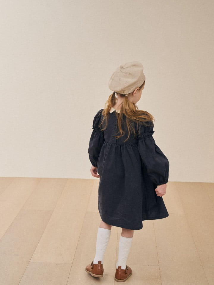 A-Market - Korean Children Fashion - #childrensboutique - Hepburn Smoke One-Piece - 10