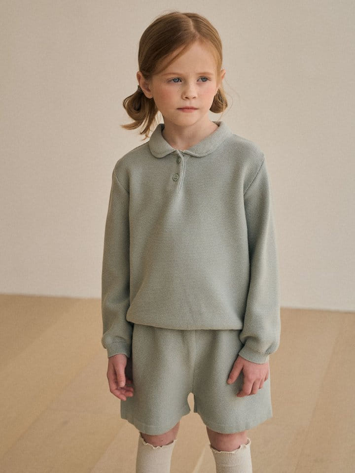 A-Market - Korean Children Fashion - #childrensboutique - Yang Du Collar Knit - 2