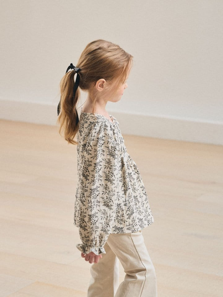 A-Market - Korean Children Fashion - #designkidswear - Smoke Flower Blouse - 4