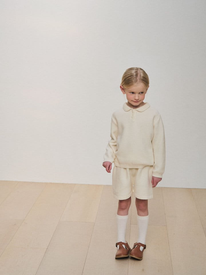 A-Market - Korean Children Fashion - #fashionkids - Yang Du Collar Knit - 5