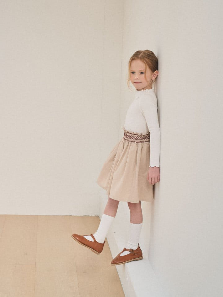 A-Market - Korean Children Fashion - #kidsshorts - Hool Smoke Skirt - 5