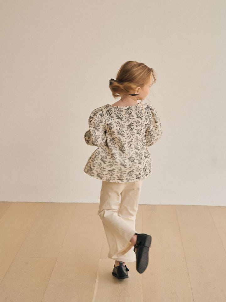 A-Market - Korean Children Fashion - #kidsstore - Smoke Flower Blouse - 7
