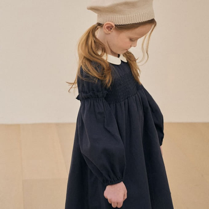 A-Market - Korean Children Fashion - #kidsstore - Hepburn Smoke One-Piece