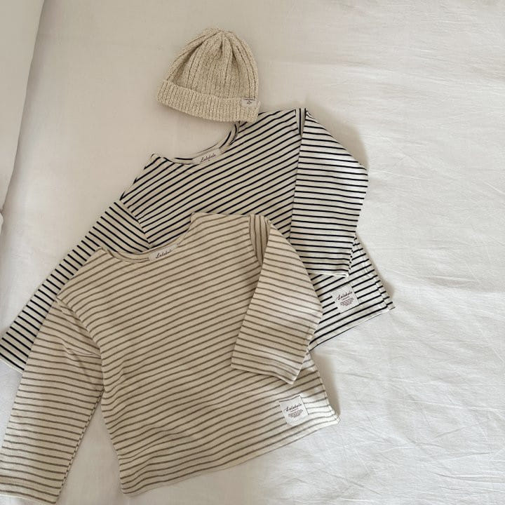 A-Market - Korean Children Fashion - #kidsstore - Boat Neck Tee - 2