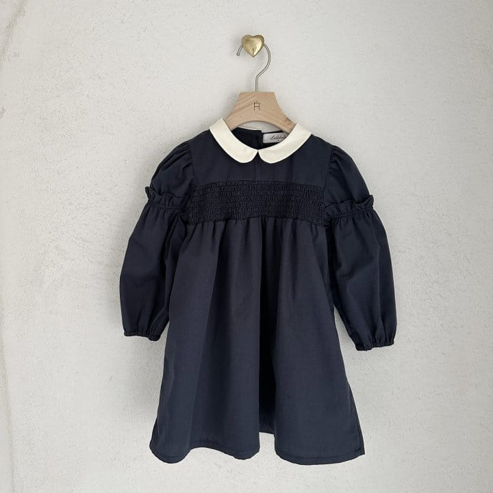 A-Market - Korean Children Fashion - #kidzfashiontrend - Hepburn Smoke One-Piece - 2