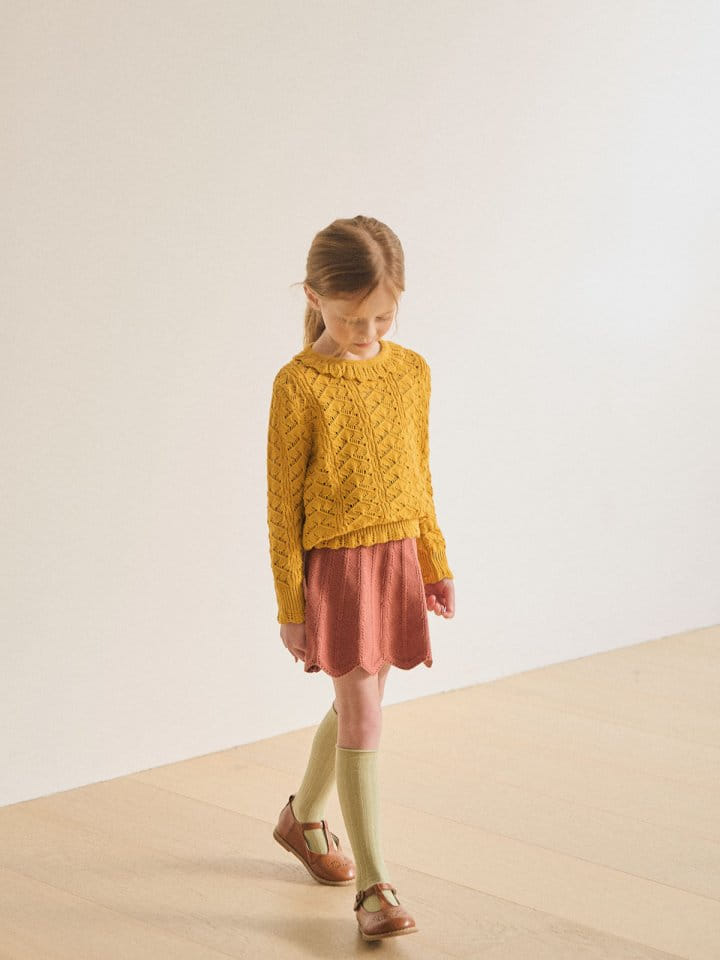 A-Market - Korean Children Fashion - #kidzfashiontrend - Punching Collar Knit - 3
