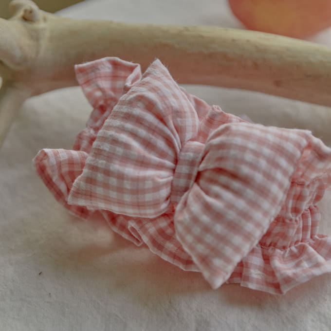 A-Market - Korean Children Fashion - #kidzfashiontrend - Ton Ton Check Hair Band