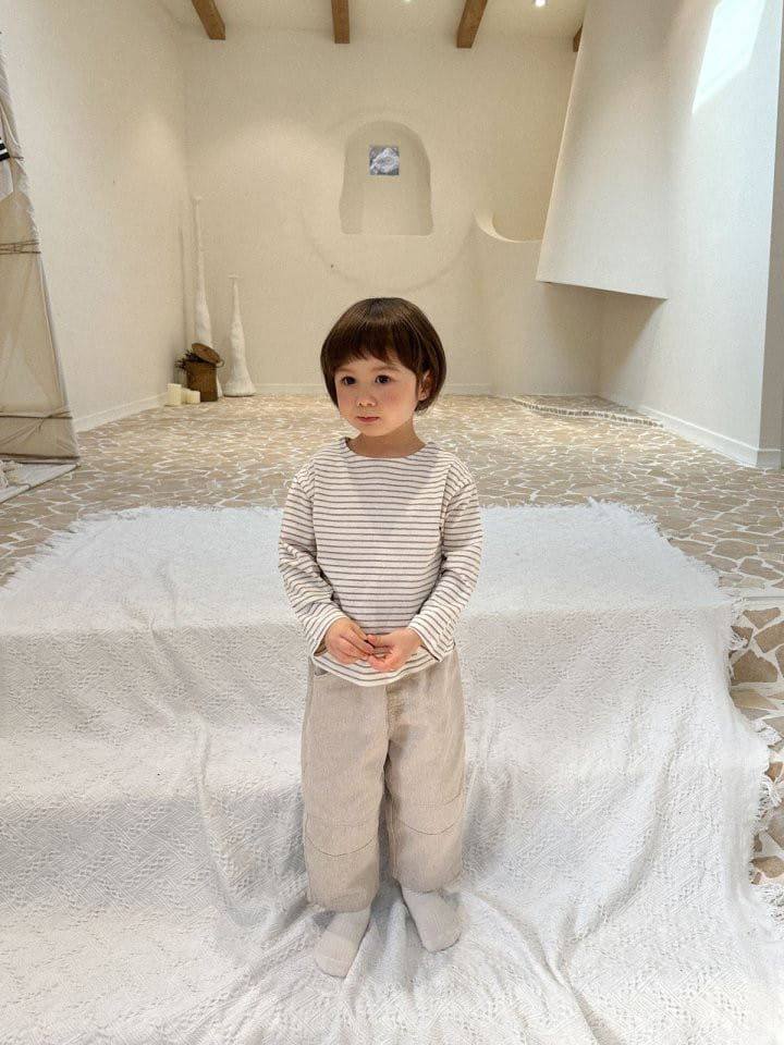 A-Market - Korean Children Fashion - #littlefashionista - Boat Neck Tee - 5