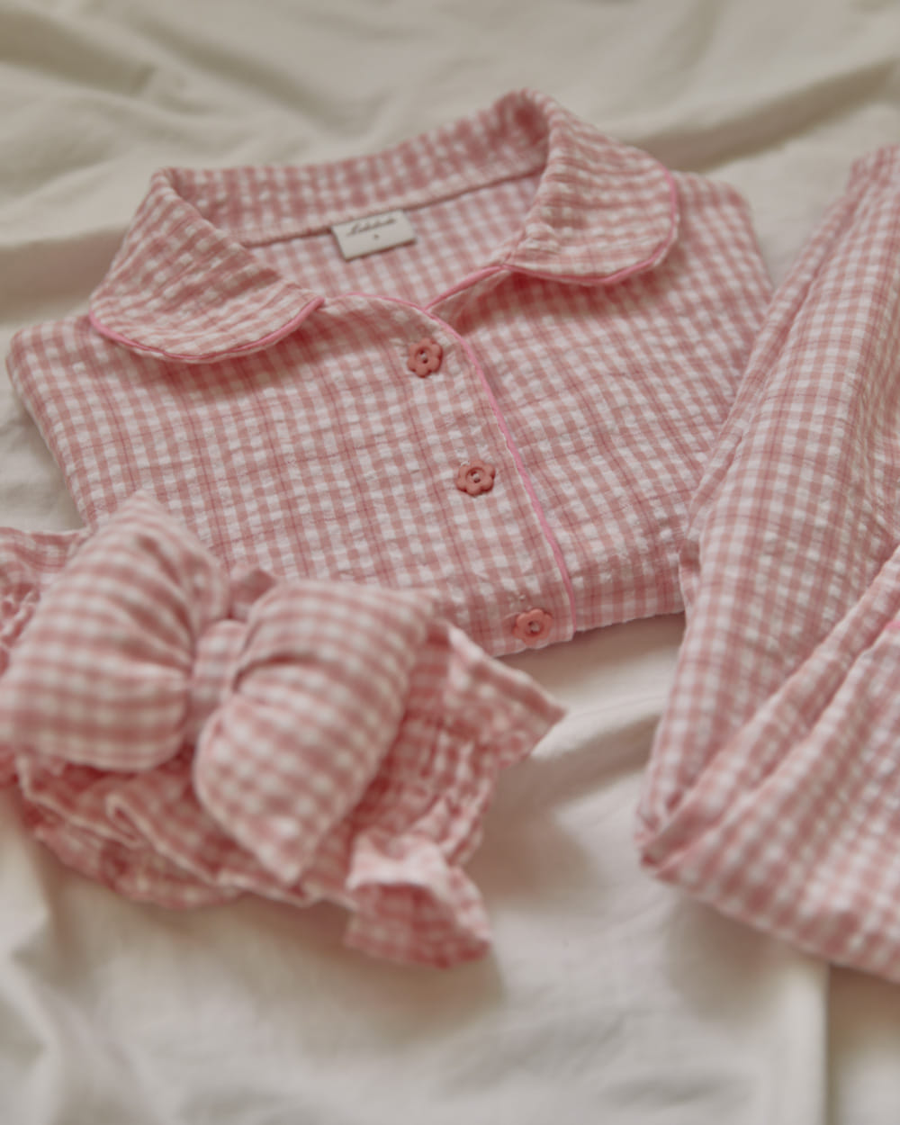 A-Market - Korean Children Fashion - #littlefashionista - Ton Ton Check Hair Band - 4