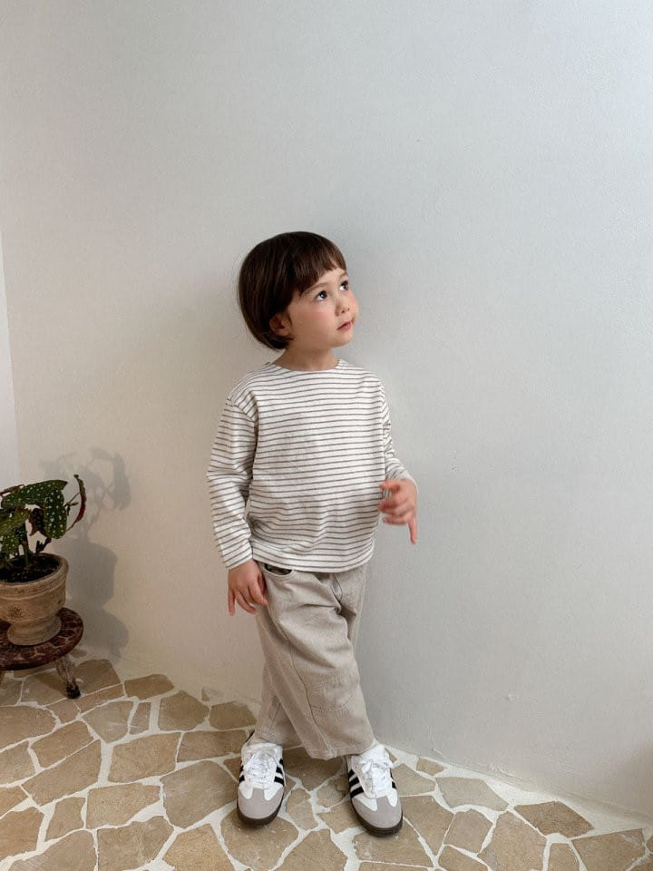 A-Market - Korean Children Fashion - #prettylittlegirls - Boat Neck Tee - 8