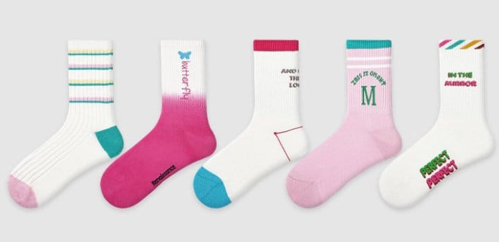 A.JAYE - Korean Children Fashion - #discoveringself - 8607 Butterfly Socks