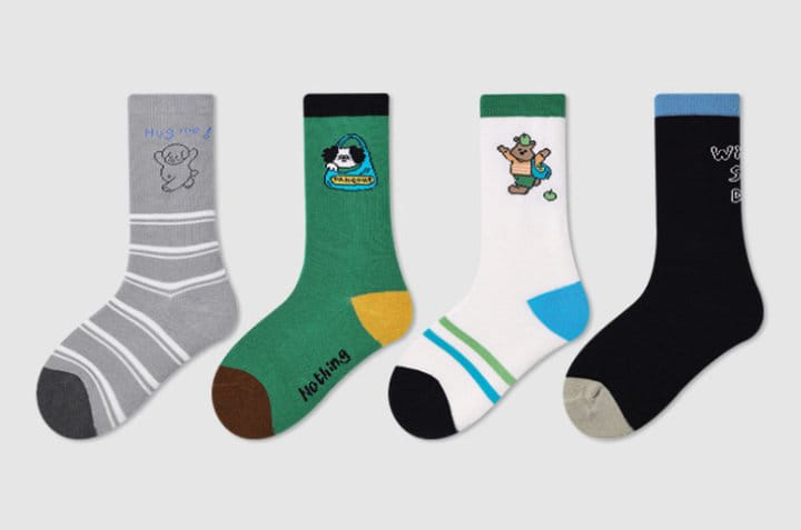 A.JAYE - Korean Children Fashion - #kidsshorts - 634 Hug Socks