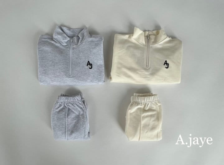 A.JAYE - Korean Children Fashion - #kidzfashiontrend - Embroidery Anorak Top Bottom Set