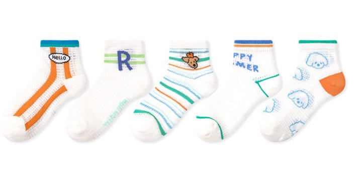 A.JAYE - Korean Children Fashion - #prettylittlegirls - 712 Hello Socks