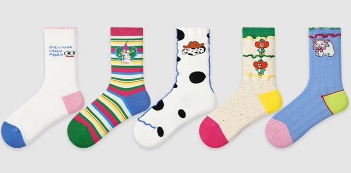 A.JAYE - Korean Children Fashion - #stylishchildhood - 8600 Bud Socks