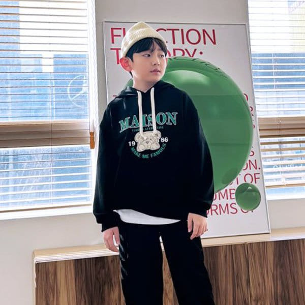 Able# - Korean Children Fashion - #designkidswear - Bear Hoody Sweatshirt