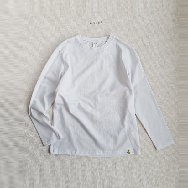 Able# - Korean Children Fashion - #kidzfashiontrend - Smile Label Tee