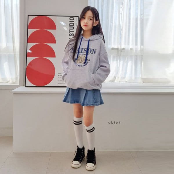 Able# - Korean Children Fashion - #toddlerclothing - Denim Cargo Wrinkle Skirt