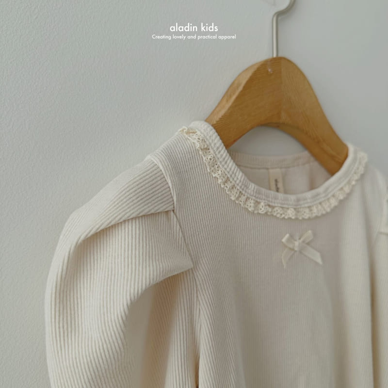 Aladin - Korean Children Fashion - #childofig - Petite Ribbon Tee - 2