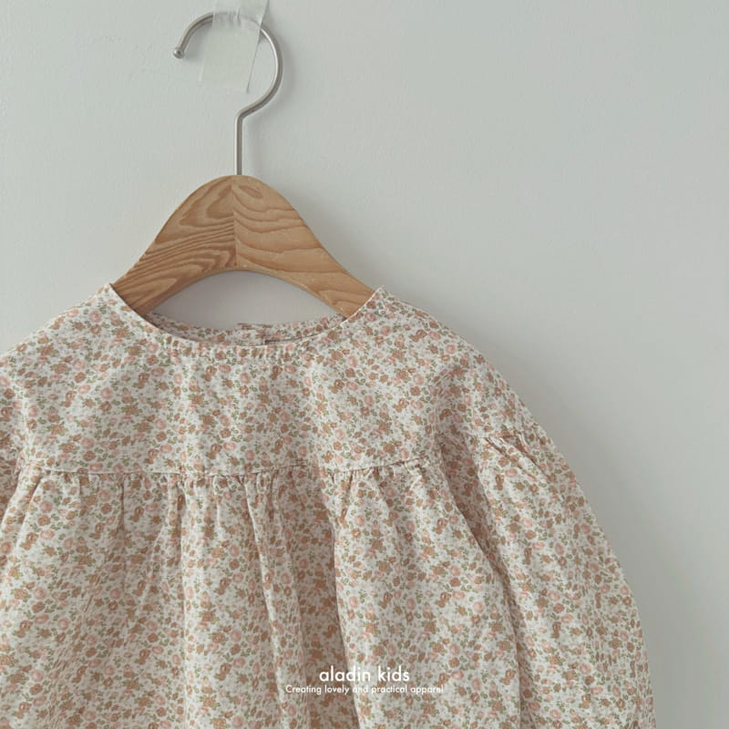 Aladin - Korean Children Fashion - #childofig - Small Flower Blouse - 10