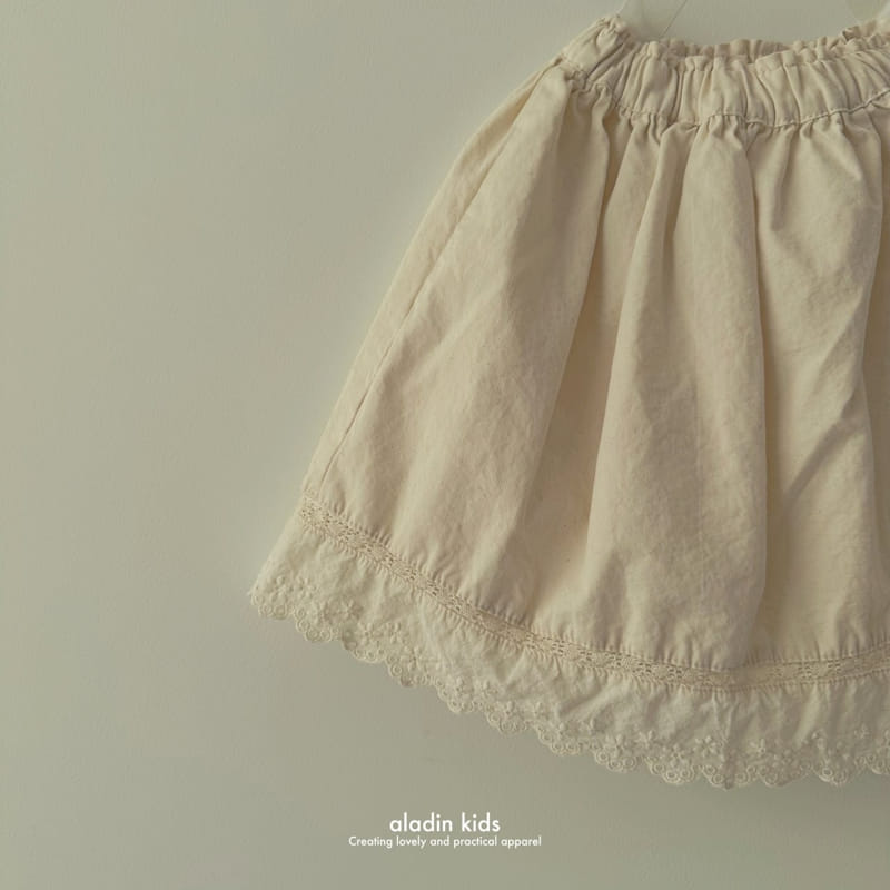 Aladin - Korean Children Fashion - #stylishchildhood - Spring Lace Skirt - 4